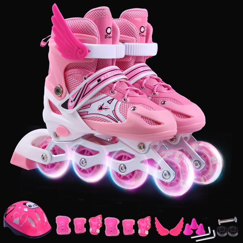 Powder full of shoes + protective gear + helmet + gift pack